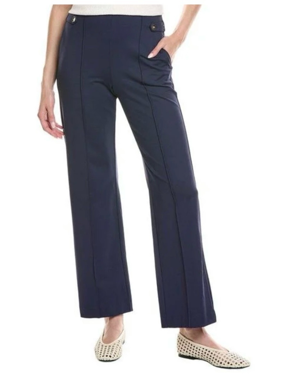 J McLaughlin Xiomara Navy Jersey Pant Size 6